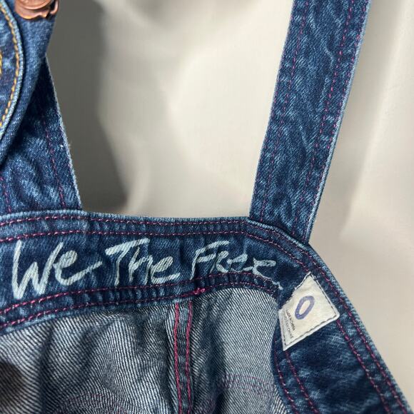 Free People Chasing Rainbows Wide Leg Overall Size XS/0 - Picture 5 of 9